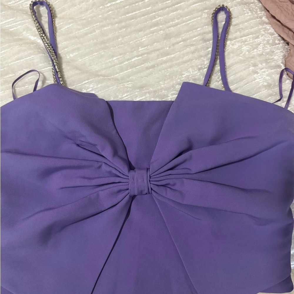 Elegant Bagatelle Purple Women's Top